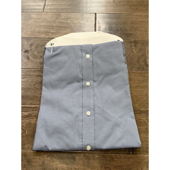 Eddie Bauer Mens Blue Mr LS Wrinkle Free Sport Button Up Long Sleeve S NWT $60 - Picture 3 of 6